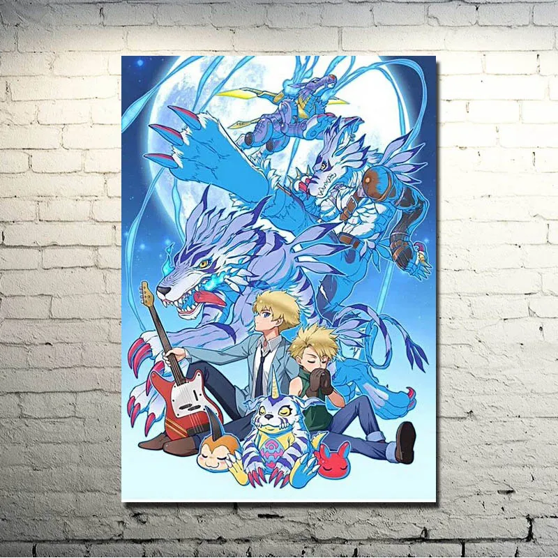 

Digimon Adventure Tri Anime Silk Poster Print 13x18 inches Pictures For Living Room Decor Great Gift 02-01
