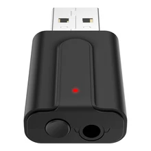 Бытовые BT 5,0 USB передатчики приемник 2 в 1 беспроводной аудио музыка стерео адаптер донгл приемники для ТВ динамик наушники