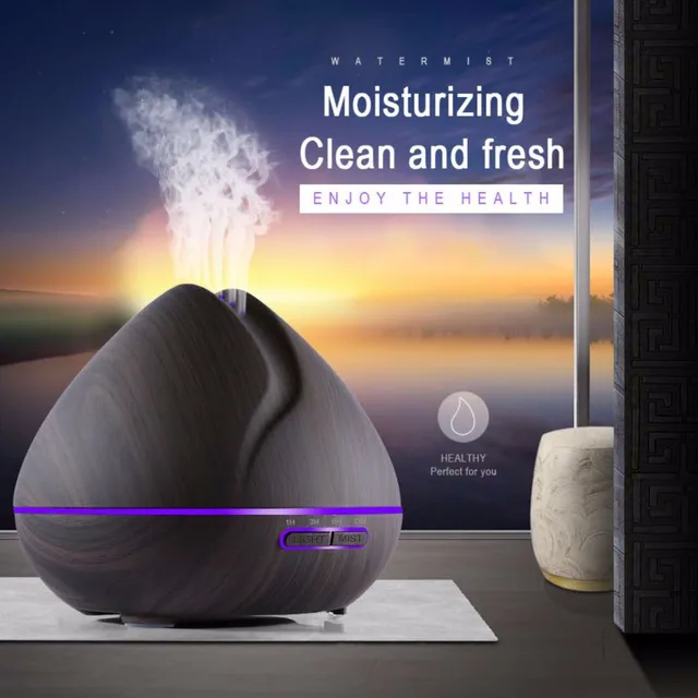 Remote Control Humidifier Essential Oil Diffuser With 7 Color LED Humidificador 300ml 500ml Ultrasonic Aroma Diffuser For Home 3
