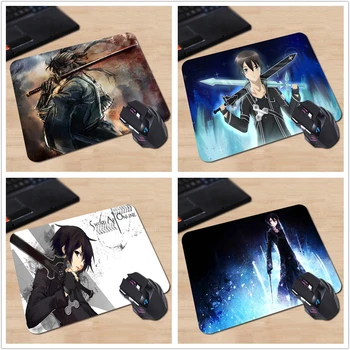 

Babaite Drop Shipping Rubber Mousepad Anime Mouse Pads Sword Art Online SAO Kirito Gaming Mats Mousepad Desk Pad Keyboard Pad