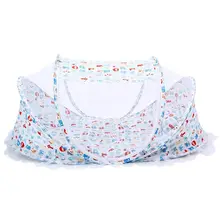 Летняя Складная противомоскитная палатка для домашнего путешествия колыбель кровать для ребенка-белый