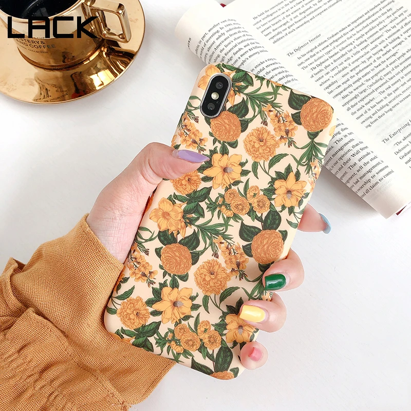 تفتقر ماتي ارتفع المائية الأزهار جراب هاتف ل iphone XS ماكس X لطيف الزهور لينة IMD الغلاف الخلفي ل iphone 8 6 6 S 7 زائد XR