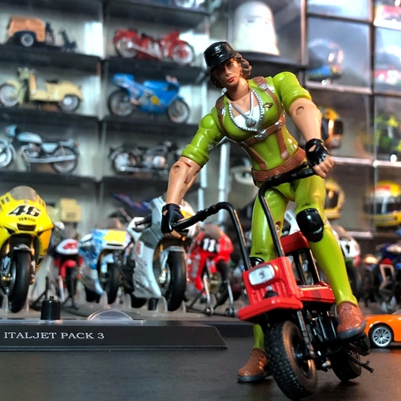 1/18 специальный литье Италия Carnelli Mopeds модель домашний дисплей Коллекция игрушек для детей