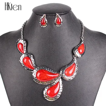 

MS20705 Hot Sale Fashion Jewelry Sets Classic Design 2 Colors Woman's Necklace Sets High Quality New Arrival Party Gifts
