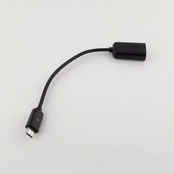 

2pcs Black Micro USB B Male To USB 2.0 A Female OTG Host Converter Cable Adapter 15cm