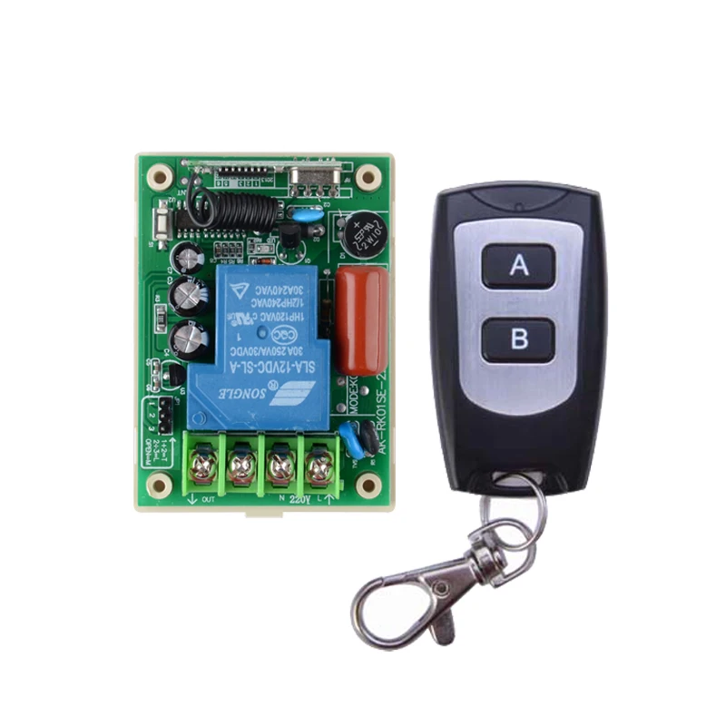 

220V 1CH rf wireless controller for home 433mhz wireless remote control switch lighting and remote switch 220v rf control