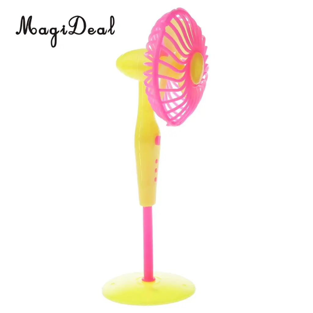1/6 Scale Dollhouse Miniature TV+Long Sofa+Fan Set Living Room Furniture Decoration for Dolls Action Figures Accessory