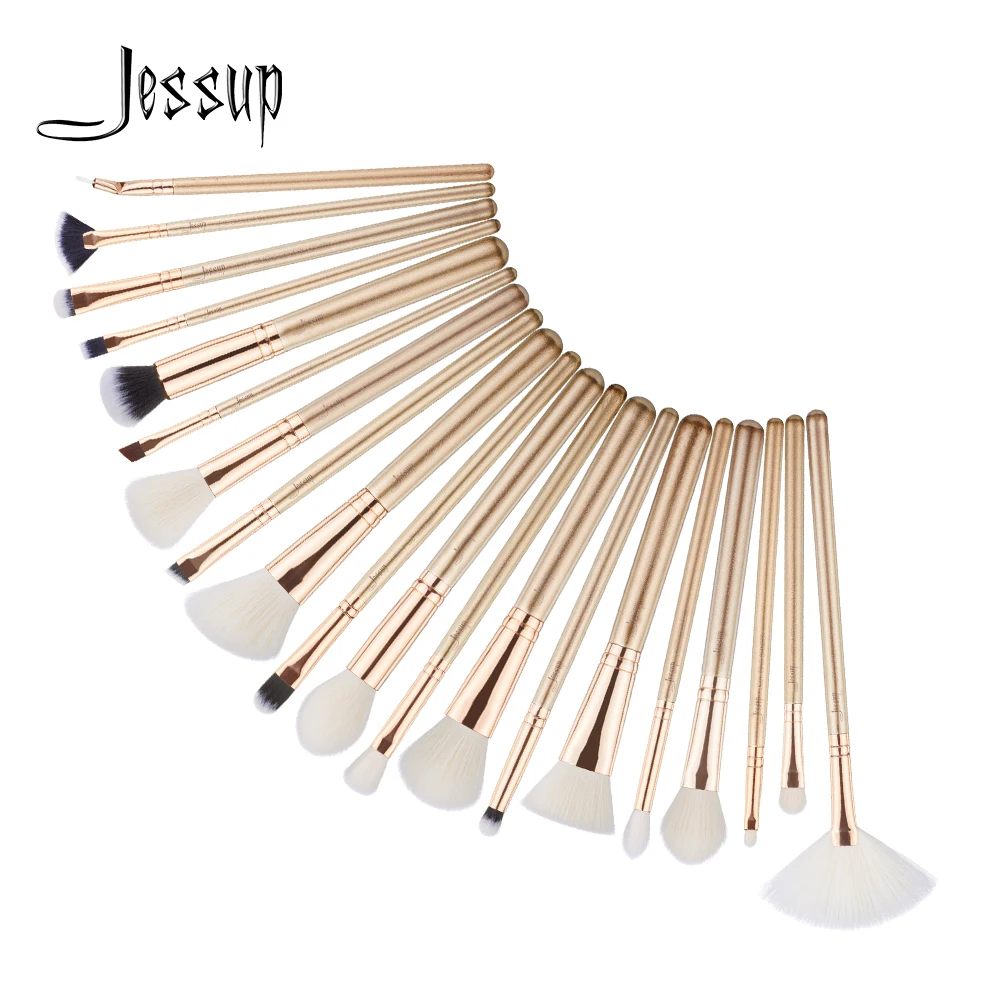 

Jessup brushes 20pcs Makeup Brushes Set maquiagem profissional completa Contour Eyeshadow Liner Fan Blender Brushes T403