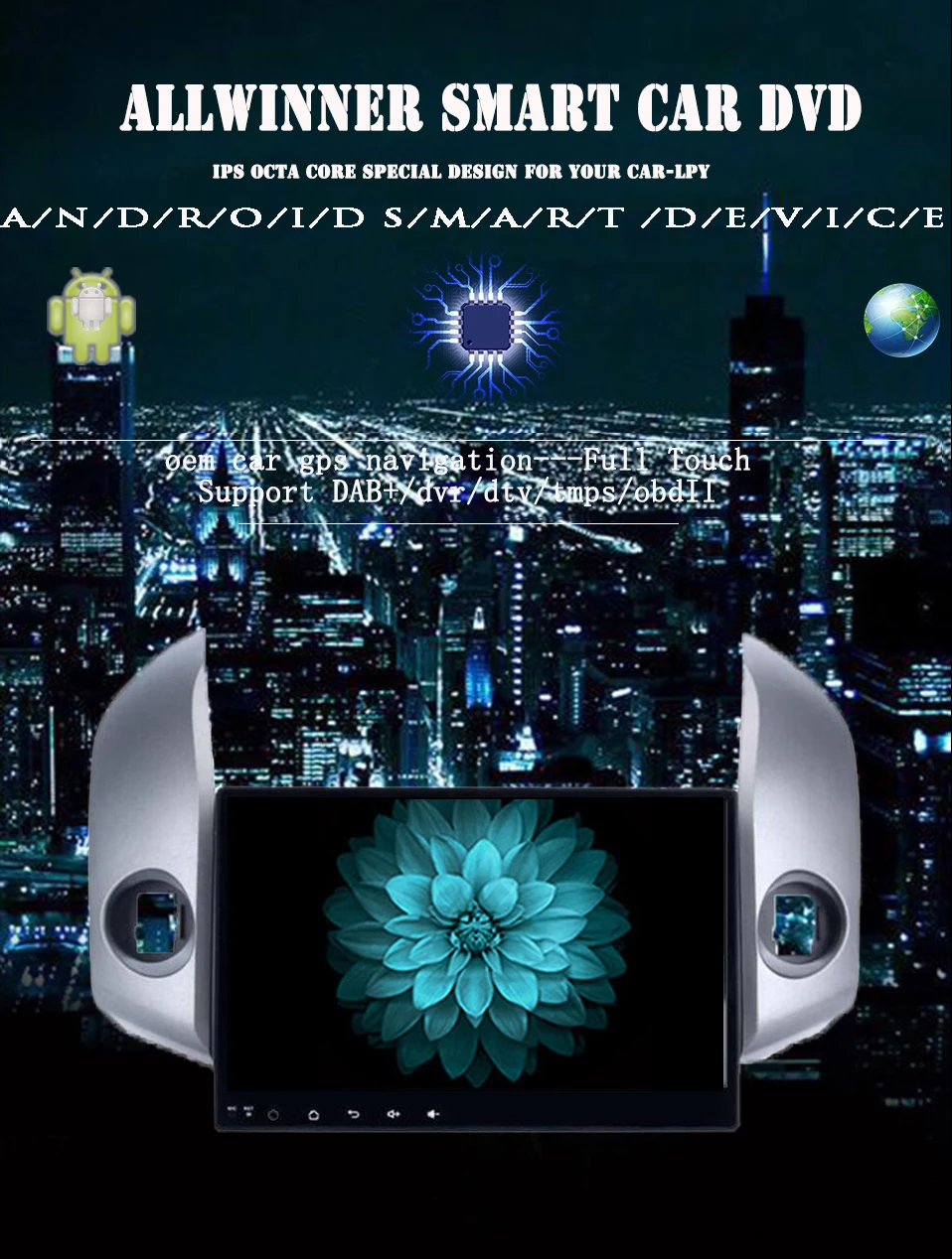 10,1 дюймов Android 10,0 автомобильный dvd для Toyota RAV4 2007 2008 2009 2010 2011 Автомобильный Радио Стерео gps навигация с рулевым колесом
