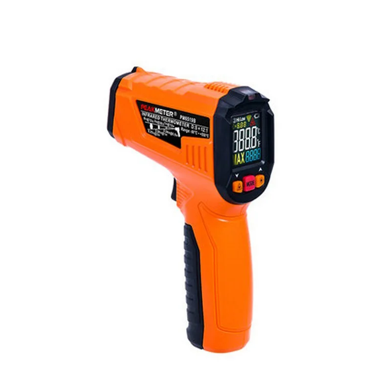 

Non-Contact IR Digital Thermometer-50 To 380 Celsius Degree Pyrometer LCD Display Backlight High Accuracy High Temperature Meter