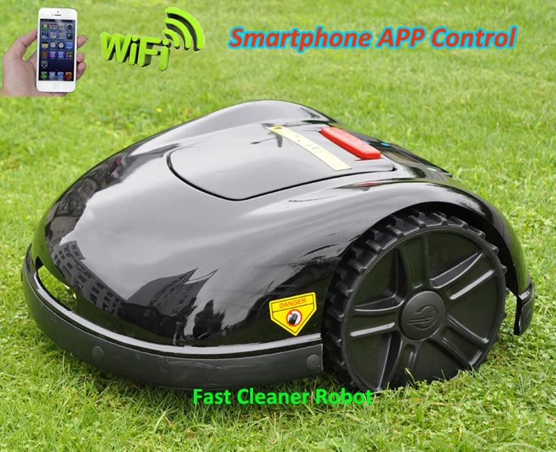  EST GYROSCOPE Function Smartphone WIFI APP Robot Mower E1600T with extra 400 meters wire and 400pcs