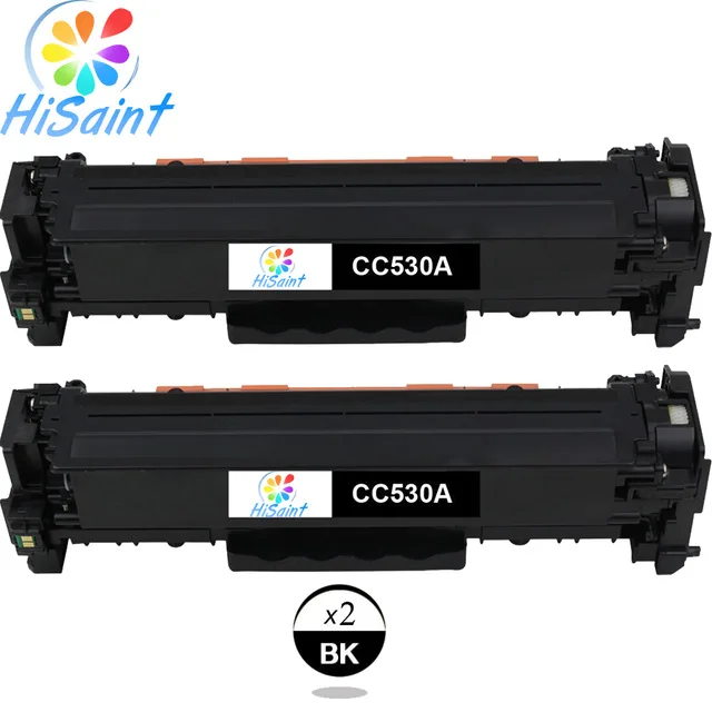 2 Pack Hot Sale Cheap For HP CC530A 304A font b Toner b font Cartridge Wholesale