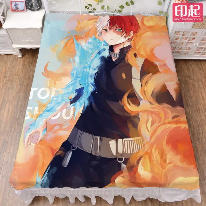 Обновление Август аниме Моя геройская Академия bakugo katsuki & Todoroki Shoto простыня для