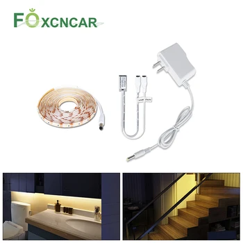 

12V Hand Wave Sensor Switch LED Cabinet Light Hand Sweep Scan LED Strip Hand Motion Sensor Kitchen Bedroom Decorative Night Lamp