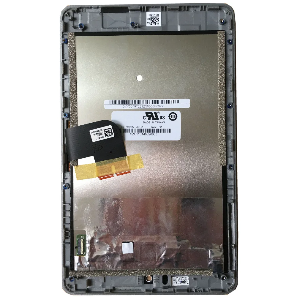 

For ASUS Fonepad 7 ME372CL K00Y N070ICN-GB1 Rev C1 White Color LCD LED Touch Screen Digitizer Assembly Frame