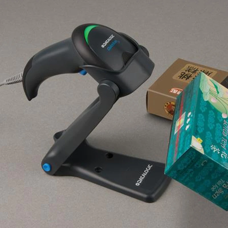 Datalogic barcode scanner barcode reader QW2120 QuickScan Lite QW2100 1D USB linear imager Green Spot blac USB cable , stand