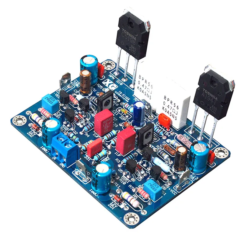 KYYSLB AC Dual 18V A1 20W Pure Class A Power Amplifier Board Home Audio