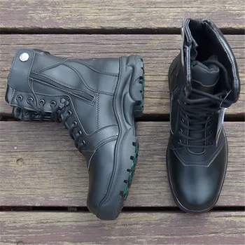 

Men Boots Big Size Winter Leather Outdoor wear-resisting Tactical For Mountain Military Boots #MXZ8218111
