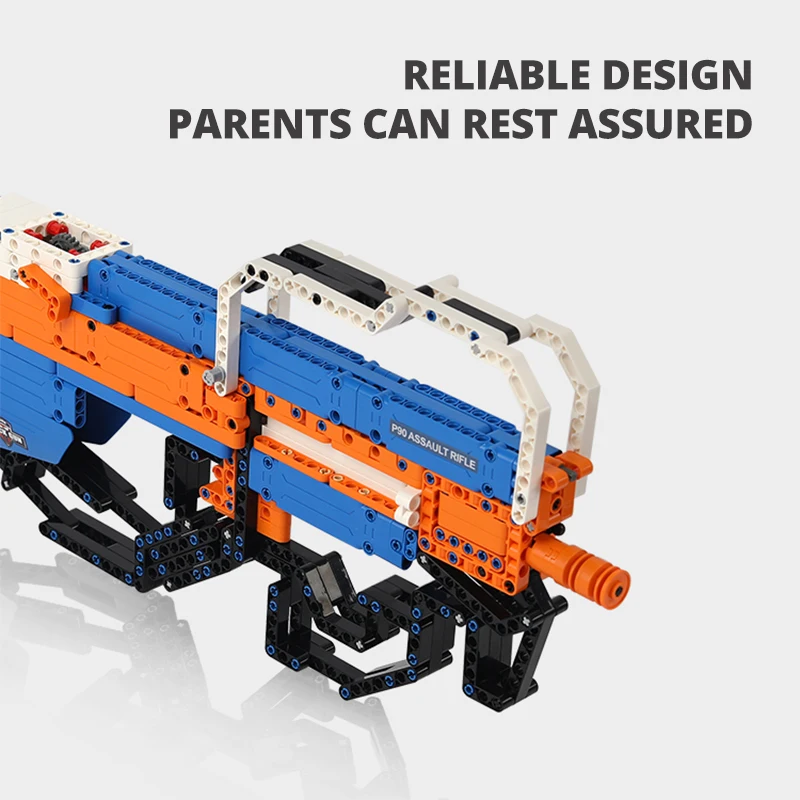 Military SWAT GUNs Building Blocks Bricks Set Revolver Pistol Power M23 98K AK47 Rifle Submachine WW2 Weapons Model Toy For Boys