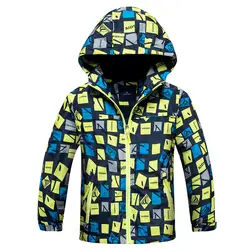 2 цвета От 3 до 12 лет весна осень флис детская верхняя одежда теплая спортивная детская одежда непромокаемые ветрозащитные куртки для