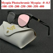 MINCL близорукость фотохромные солнцезащитные очки готовые Мужчины Женщины оправа для очков от близорукости с цветными линзами солнцезащитные очки близорукость очки NX