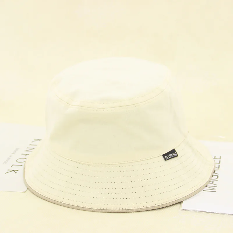 Осенняя Двусторонняя может носить шапочки для бассейна женские Открытый Солнцезащитный козырек шляпа для туризма горный альпинист женские рыбацкие шляпы - Цвет: Бежевый