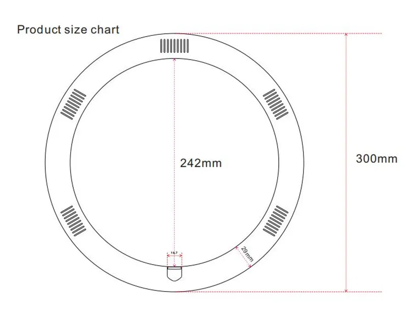 Круглая Светодиодная трубка из алюминия и поликарбоната Epstar chip t9