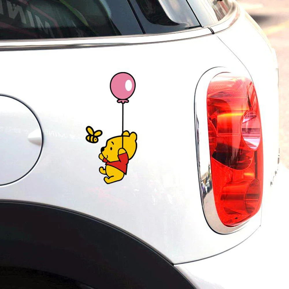 Car Accessories Lovely Cartoon Take A Balloon Sticker And Decal For Ford Focus Vw Golf Kia Lada Honda Nissan | Автомобили и