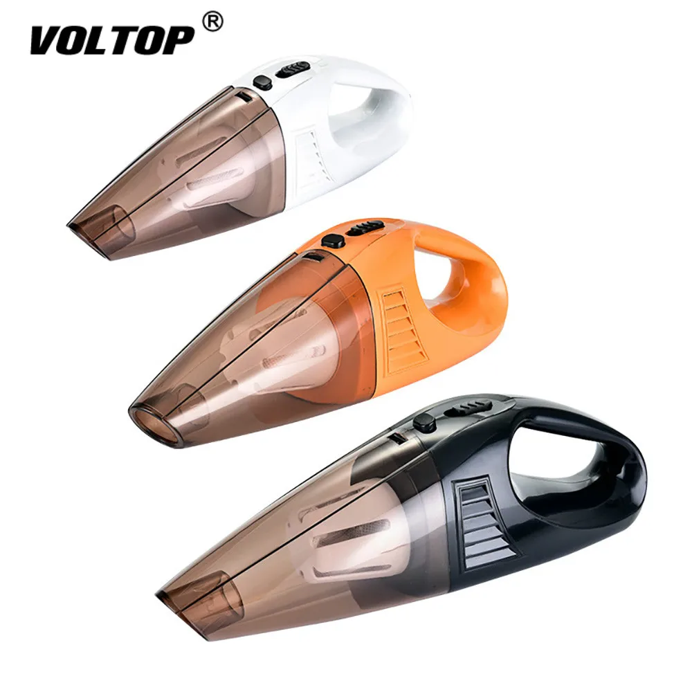 

12V 120W High Power Car Vacuum Cleaner Handheld Cyclonic Hand Mini Cleaners Wet and Dry Dual-Use for Cockpit Care Air Operated