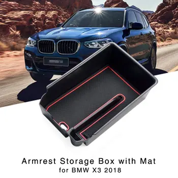 

Armrest Storage Box Holder for BMW X3 2018 Central Console Interior Glove Tray