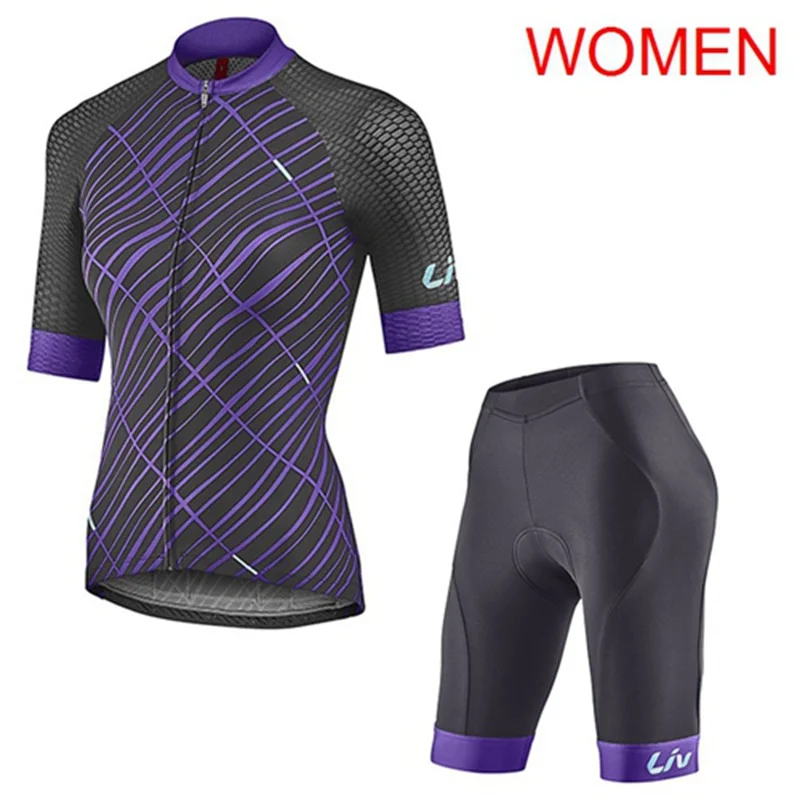 Женская велосипедная Джерси профессиональная, командная, велосипедная форма, шорты, костюм, летняя быстросохнущая Mtb велосипедная форма, Y052102 - Цвет: jersey and shorts 19