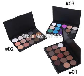 

200pcs ONLY 15 Colors Eye Shadow Makeup Shimmer Matte Eyeshadow Palette Set Free Shipping