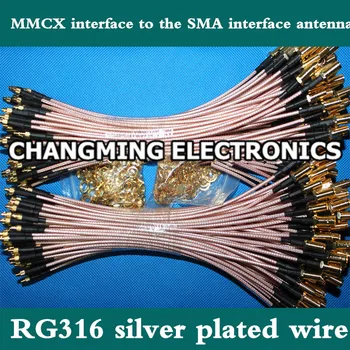 

MMCX interface to the SMA interface antenna cable high-frequency connector external screw hole RG316(Free Shipping)50PCS