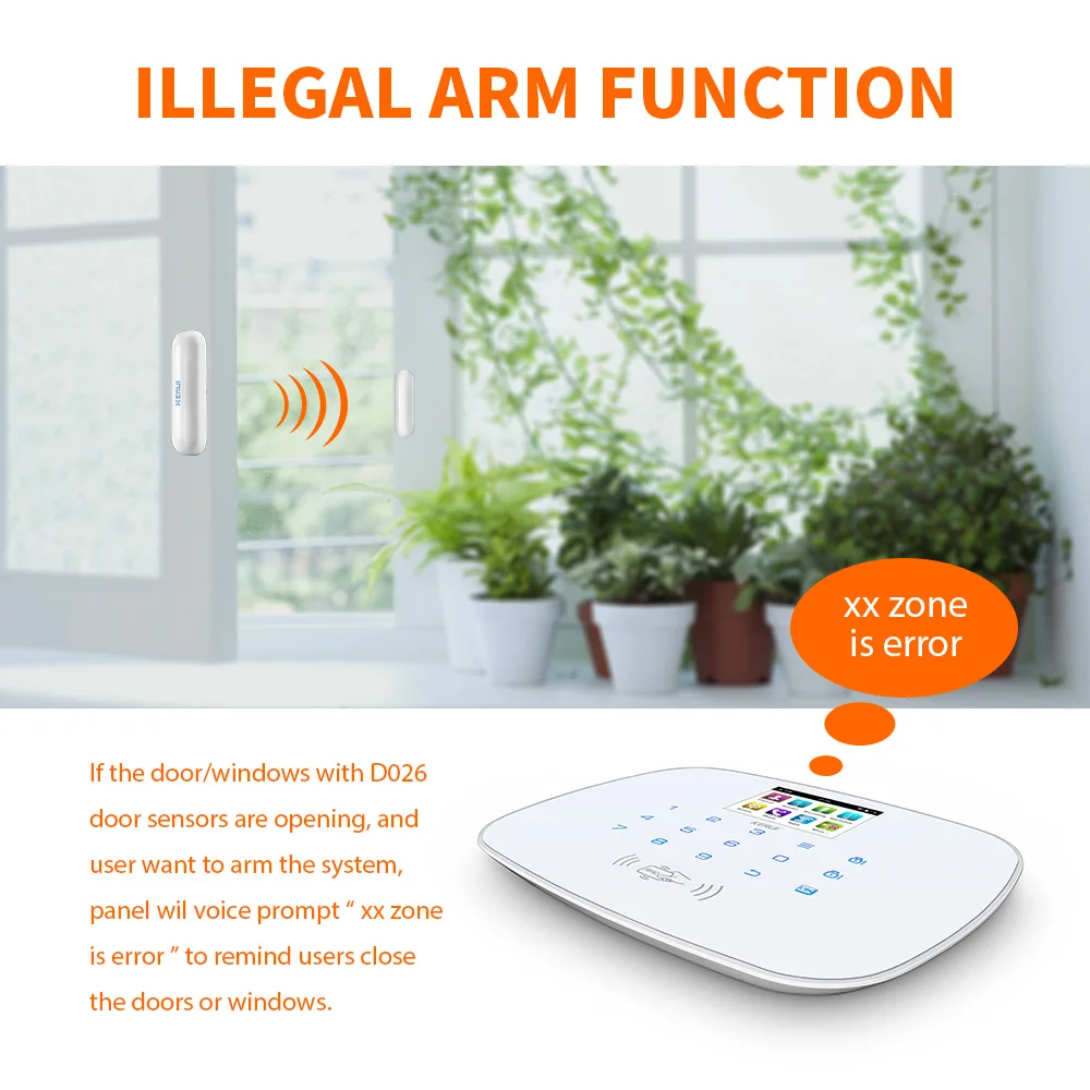 KERUI W193 3G WIFI PSTN GSM домашняя охранная система Alarme наборы белый ЖК дисплей 2 4 дюйма TFT