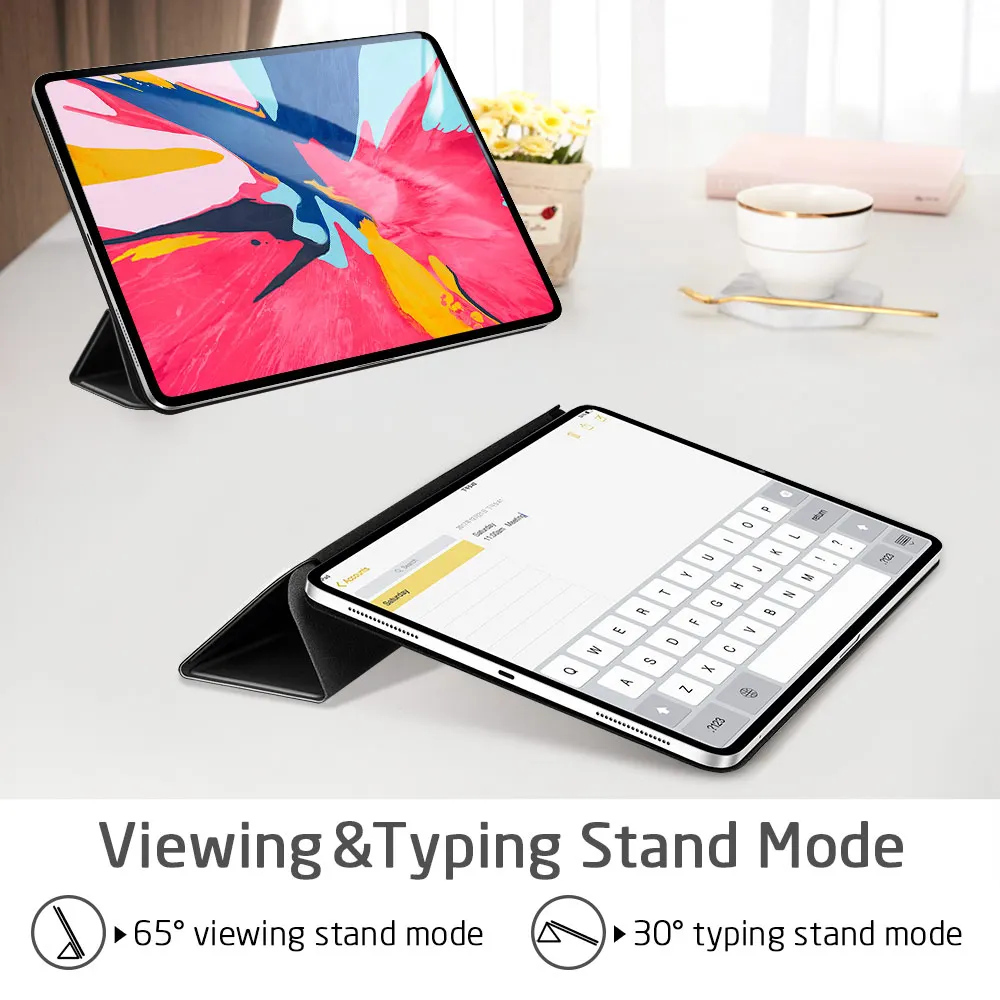 Магнитный чехол ESR для iPad Pro 12 9 2020 2018 с тройной подставкой смарт функцией