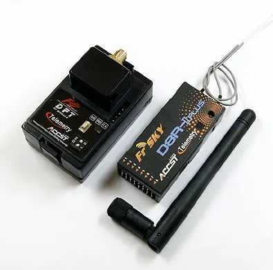 

Free Shipping FrSky Two-way 2.4G Futaba Compatible Radio System Telemetry DFT + D8R-II Plus