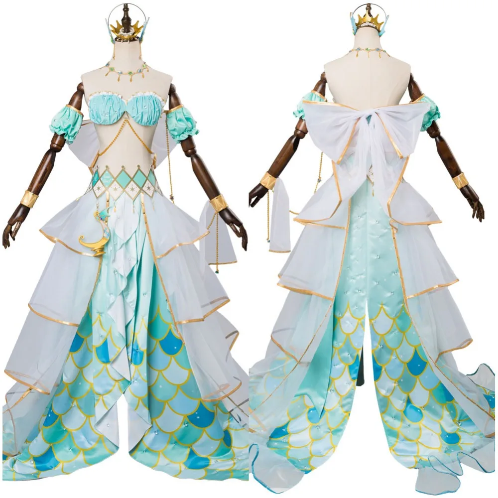 

Lovelive Sunshine G's Magazine Kanan Matsuura Cosplay Costume Mermaid Awaken Outfit Suit Halloween Costumes