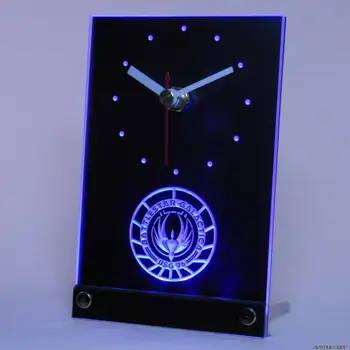 

tnc0200 Battlestar Galactica Table Desk 3D LED Clock