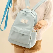 NuFangU простой дизайн; Туфли-оксфорды в Корейском стиле Для женщин рюкзак девушки Мода Досуг сумка школа, портфели для школьников подростков полезно для путешествий