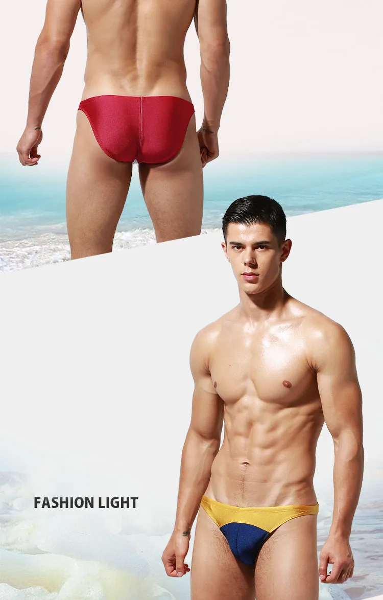 Сексуальная одежда для плавания, Мужской купальный костюм, бикини, мужские плавки, гей одежда для плавания, летний купальный костюм для серфинга, пляжная одежда