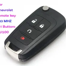 Авто Chevlote дистанционный ключ для автомобиля(3+ 1) 4 кнопки ID46 чип 433 МГц