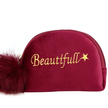 

Women's Fashion Letter Embroidered Mini Wallet Card Holder Case Purse Clutch Bag