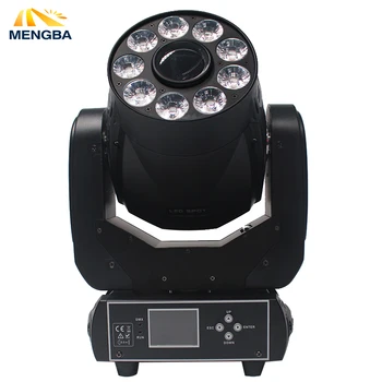 

super 90W Spot+Wash 2IN1 Led Moving Head Light white+9x12W RGBWA UV 6IN1 LEDS 6 gobos for DJ Party