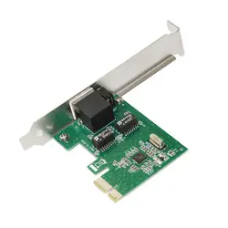 10/100/1000 м RJ-45 RJ45 Gigabit Ethernet LAN низкий профиль PCI Express (PCIe) сетевой контроллер карты LAN адаптер конвертер для ПК