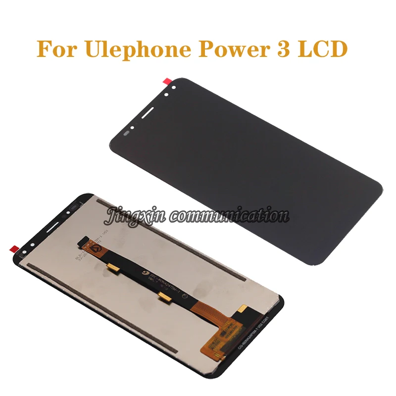 

New original for Ulephone Power 3 LCD display+digitizer components to replace Power 3S lcd screen components Free shipping
