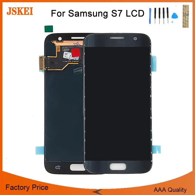 

Super OLED For SAMSUNG S7 G930A G930F G930 LCD Display Touch Screen Digitizer Assembly 5.1 Inch No Dead Pixel