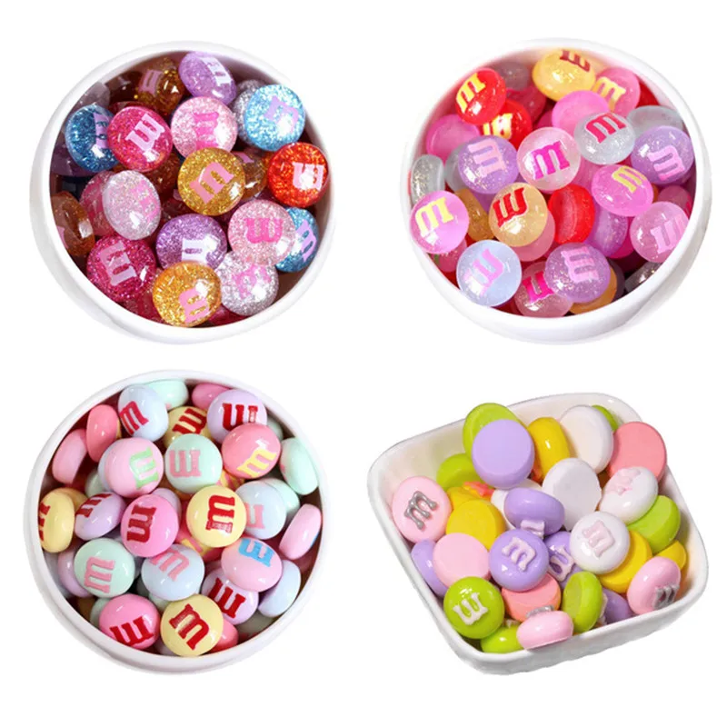 

Slime 10Pcs Mini M Bean Supplement Filler for Slime DIY Polymer Addition Slime Accessories Toy Lizun Model Tool for Kids Gifts E