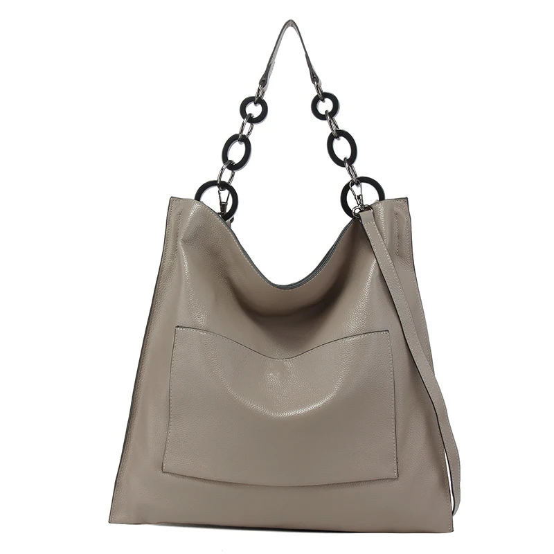 Брендовые роскошные сумки из натуральной кожи для женщин, модные сумки с карманами, большая вместительность, большая цепочка, сумки через плечо, вместительные сумки А4