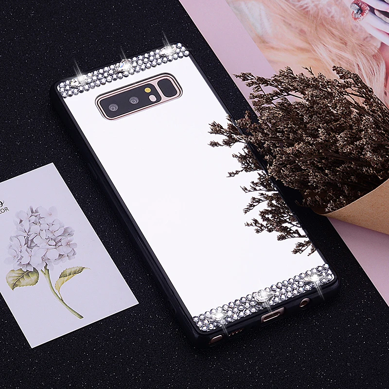 3D зеркальный чехол силиконовый для Samsung Galaxy Note 8 10 S8 S9 S10 Plus J4 J6 A5 2017 A7 A10 J7 Pro J2 2018