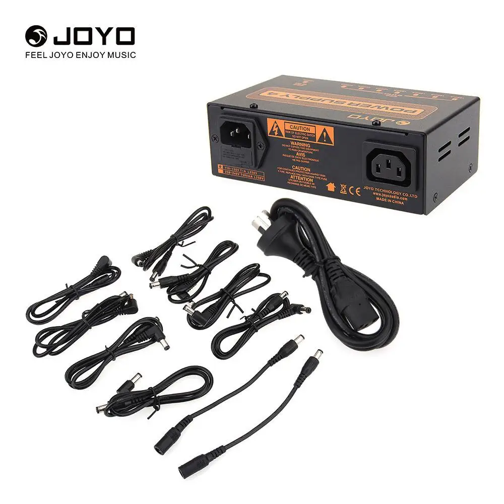 

JOYO JP-04 Guitar Effects Power Supply 8 Isolated Outputs DC 9V/12V/18V W Cables IN STOCK